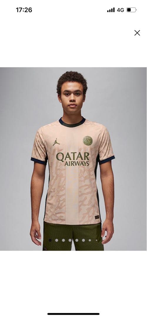 パリサンジェルマン　2023/24 マッチフォース レプリカユニフォーム