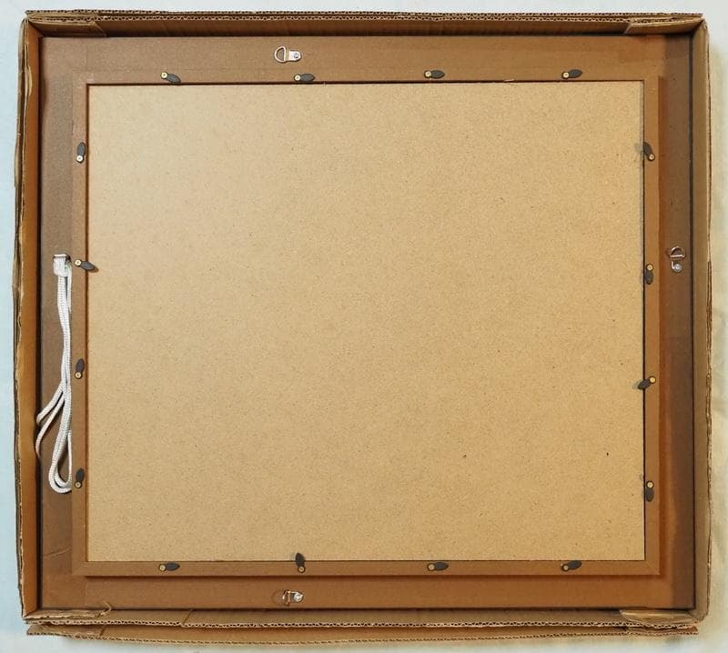 【新春売り】人物画　油絵　栗原喜依子　白い月　F8　額付き　手描き　肉筆