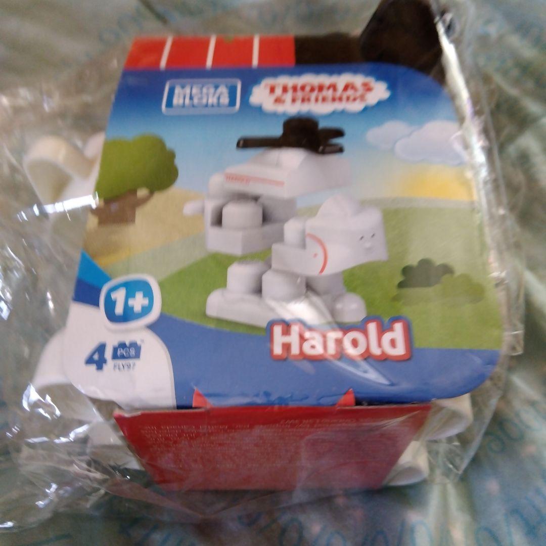 新品 未使用 フィッシャープライス メガブロック ハロルド 4ピース FLY97