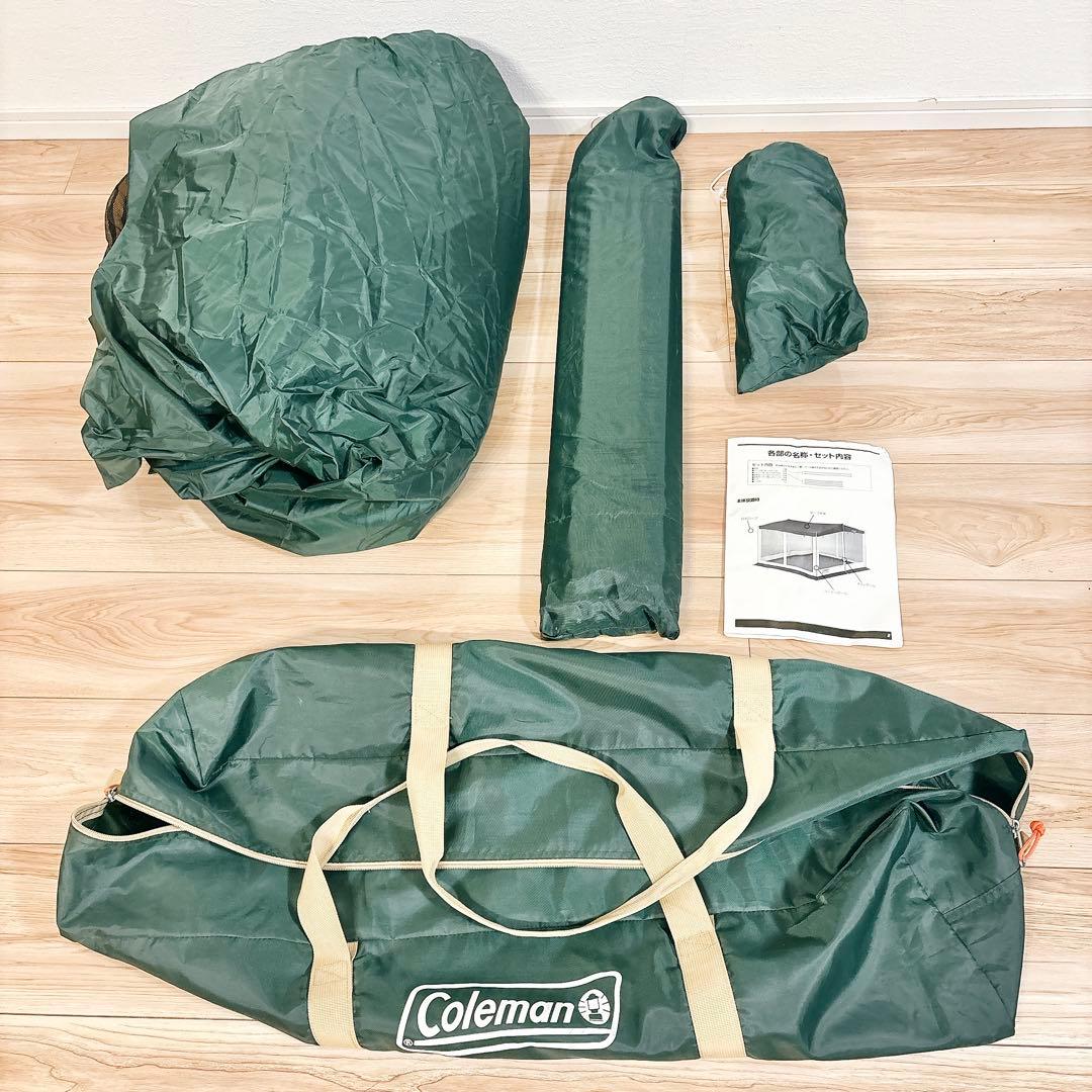 ✨美品✨ Coleman スクエアスクリーン 340 タープ 欠品なし 送料無料