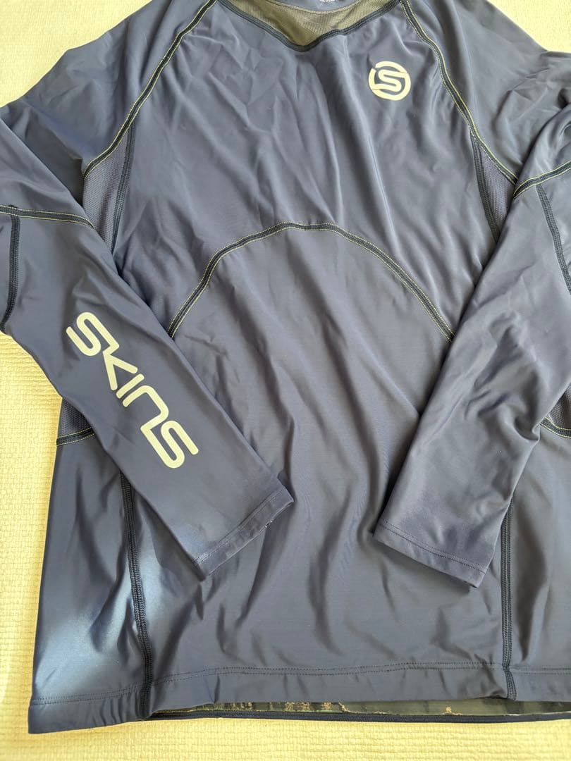 【XXLサイズ】SKINS SERIES-3 メンズロングスリーブタイツセット