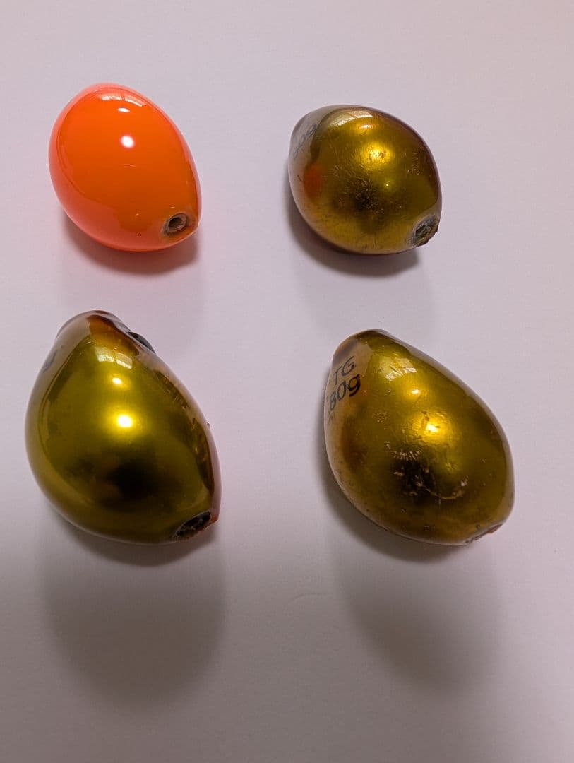 なみだまTG 4個セット タングステン100〜80g ケイムラコーティング