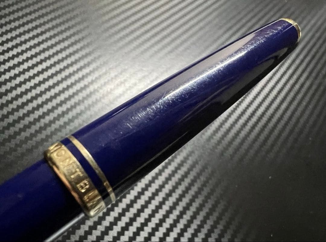 極美品 モンブラン ジェネレーション ネイビー F 細字 万年筆
