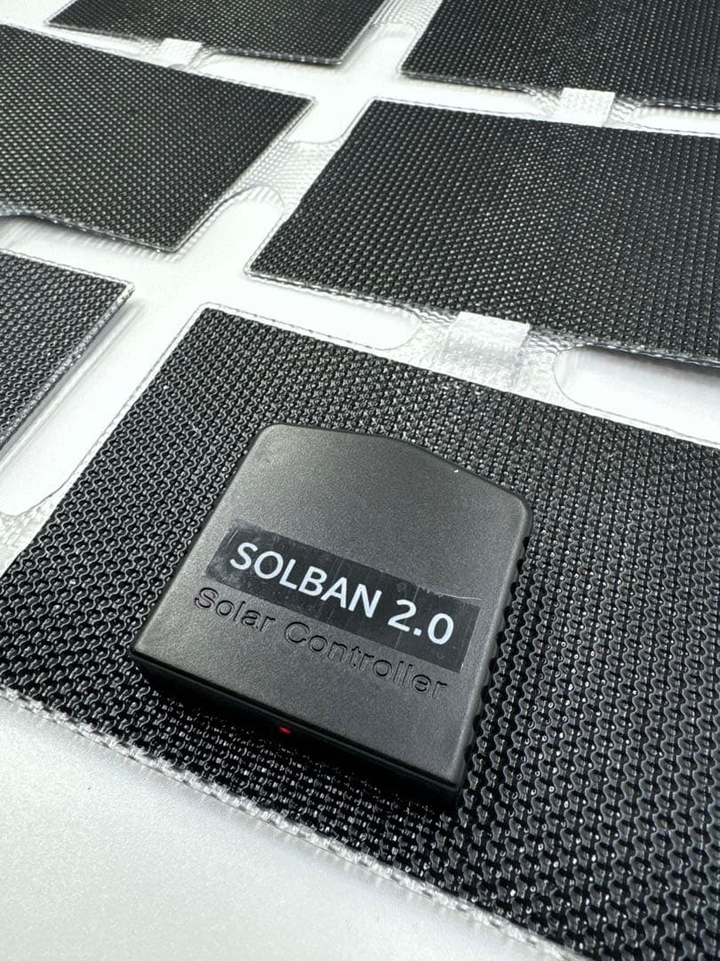 PD・QC出力 折りたたみソーラーパネル SOLBAN2.0 ブラック 23W