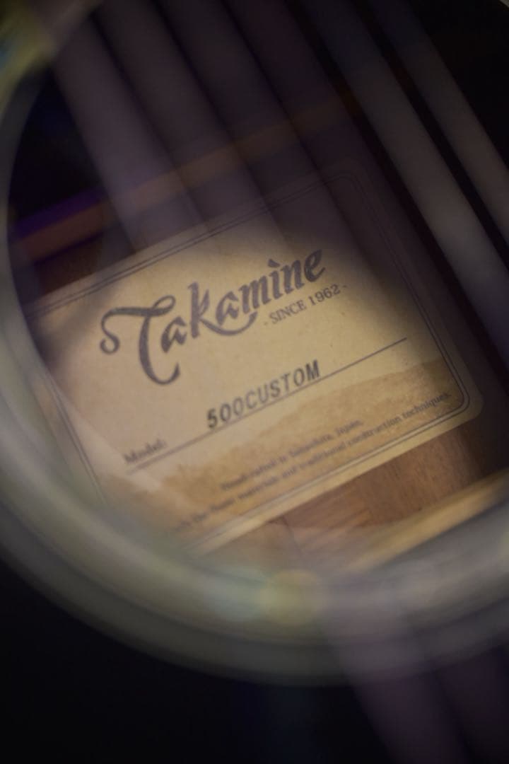 タカミネTakamine アコースティックギター ブラック　状態良し