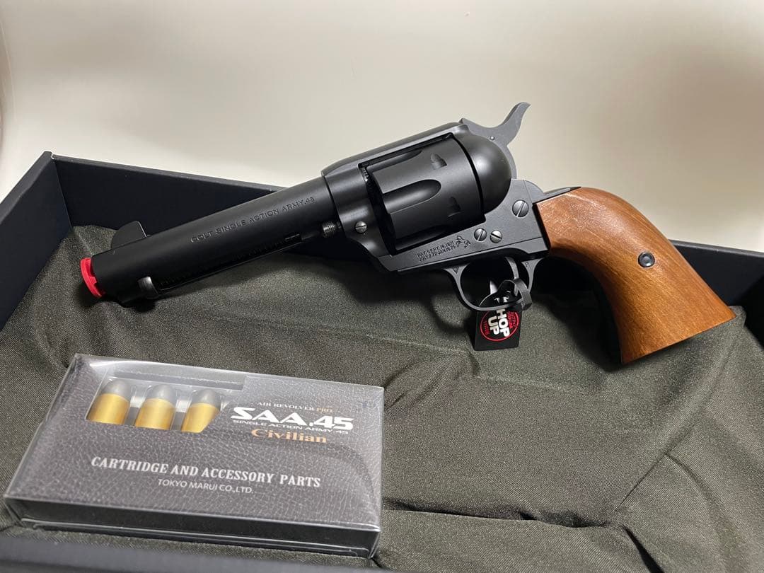 東京マルイエアーリボルバーProSAA シビリアン　ブラック