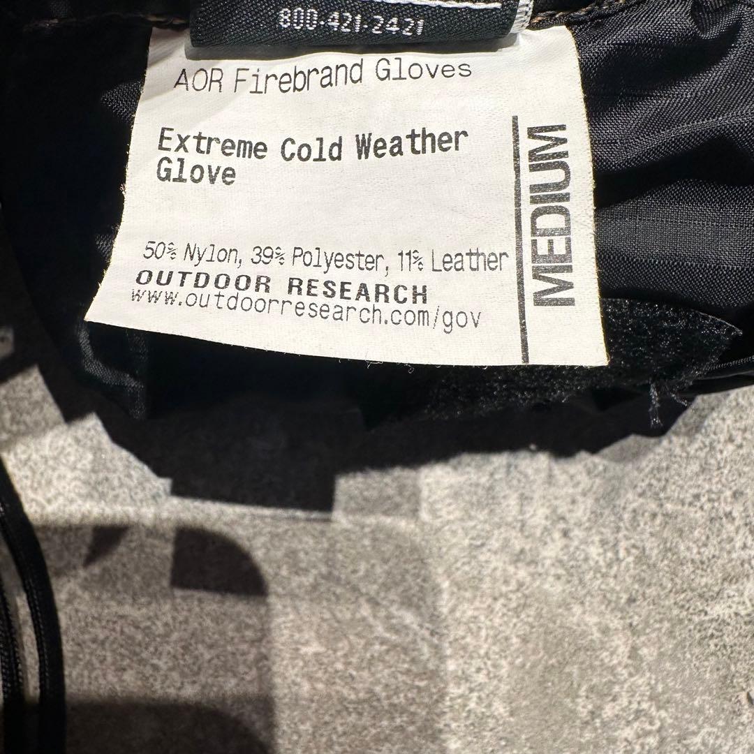 個人装備 Outdoor Research Firebrand Gloves AOR1