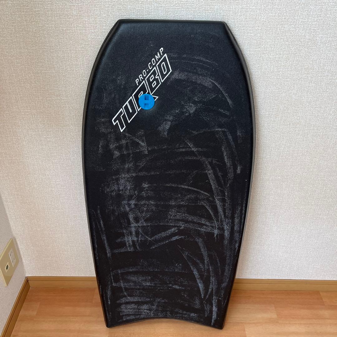 【美品】TURBO PRO-COMP ボディボード 青×黒使用2回のみ