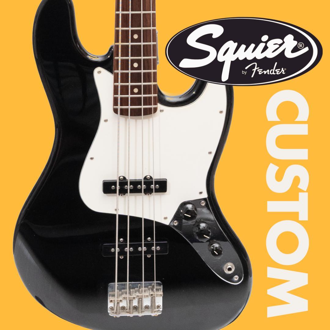 Squier ジャズベース FENDER vintageピックアップ換装 済み