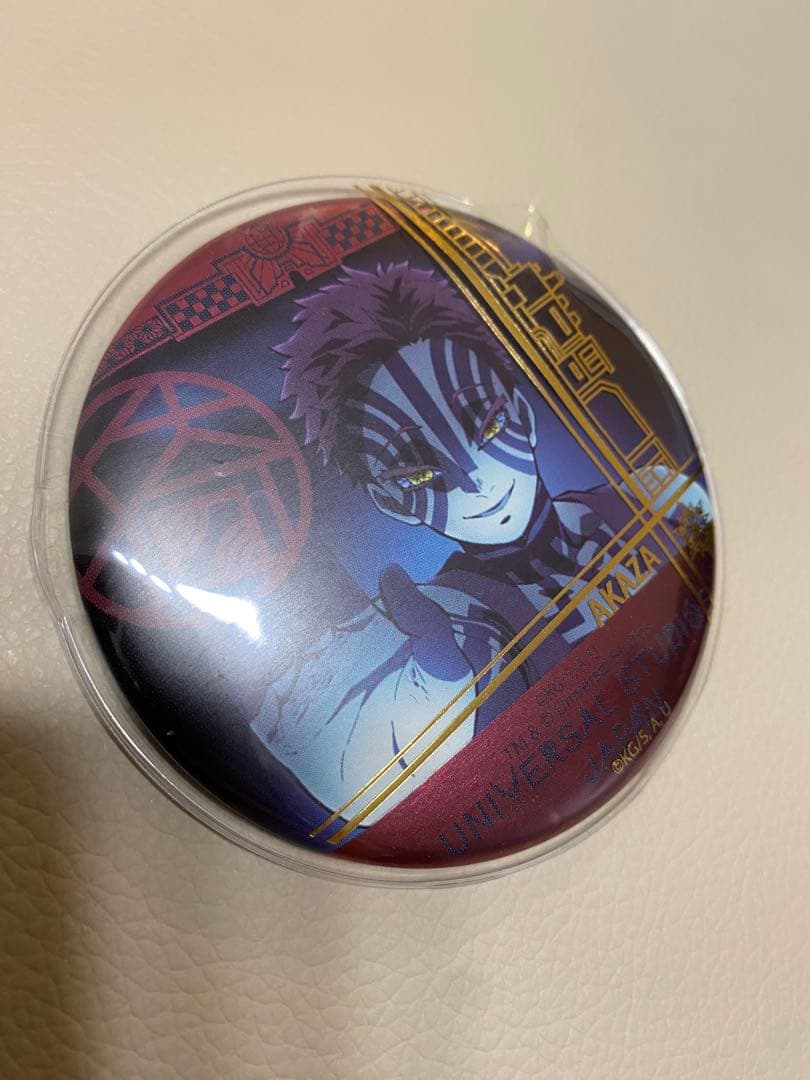 鬼滅の刃 USJ 缶バッジ 2021年　煉獄杏寿郎&猗窩座