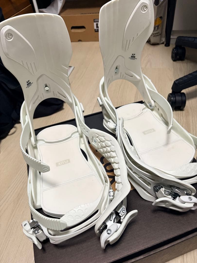23-24FLUX XF スノーボードビンディング M ホワイト