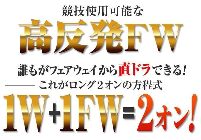 【新品】高反発＆激飛び兵器！ ハイパーブレードFW 2本セット　ドラコン飛匠