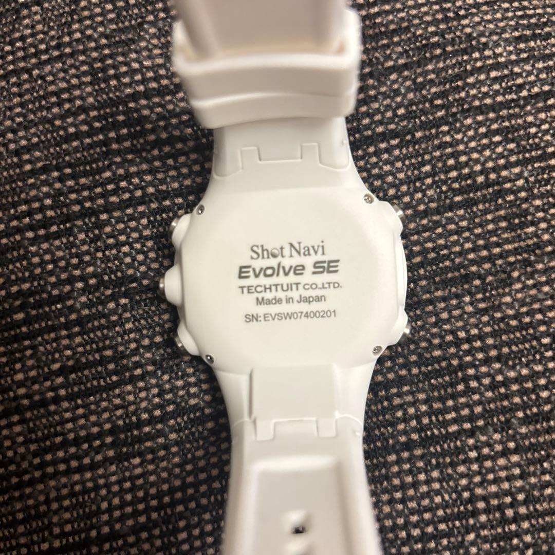 Shot Navi Evolve SE 【3回のみ使用】ゴルフGPSウォッチ 白