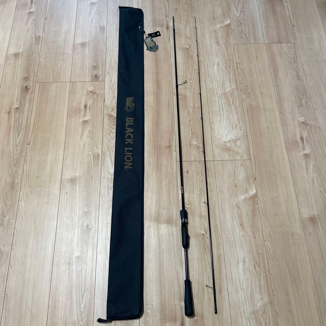 美品エギングロッド　ブラックライオン　ラーテル87