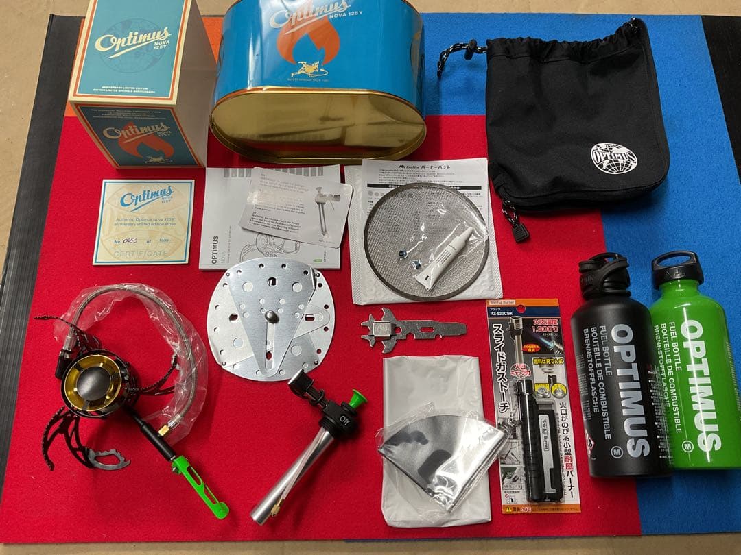 OPTIMUS NOVA 125Y限定販売記念モデル新品未使用未点火付属品多数付