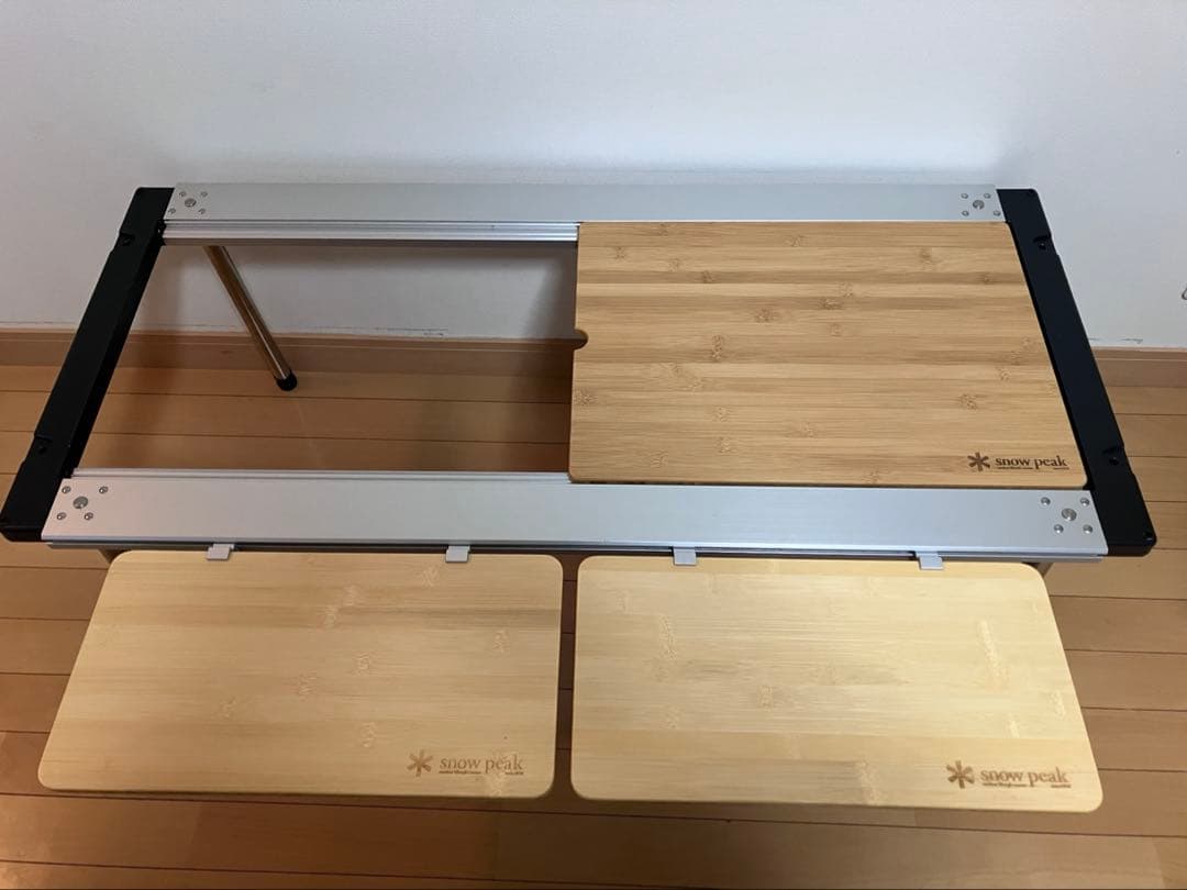 peak igtテーブルフレームロング、400脚ウッドテーブル他セット