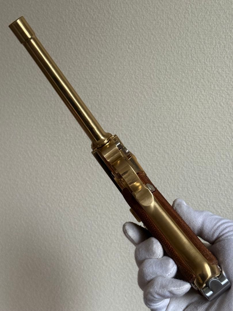 マルシン ゴールド ルガー P08 6インチ SMG 金属 モデルガン 金メッキ