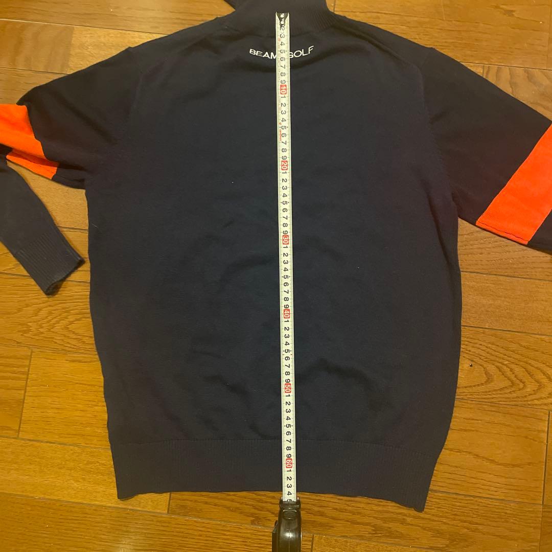 BeamsGolf ネイビー ハイネックセーター L