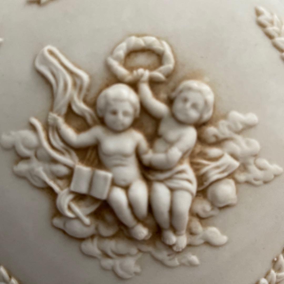 フランス　アンティーク　アクセサリーケース　宝石箱　天使　エンジェル　ブロカント