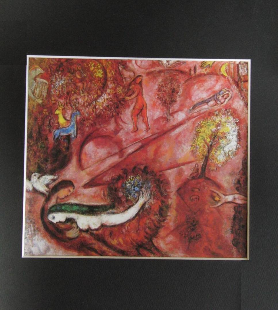マルク・シャガール、「Le Cantique des Cantiques I」