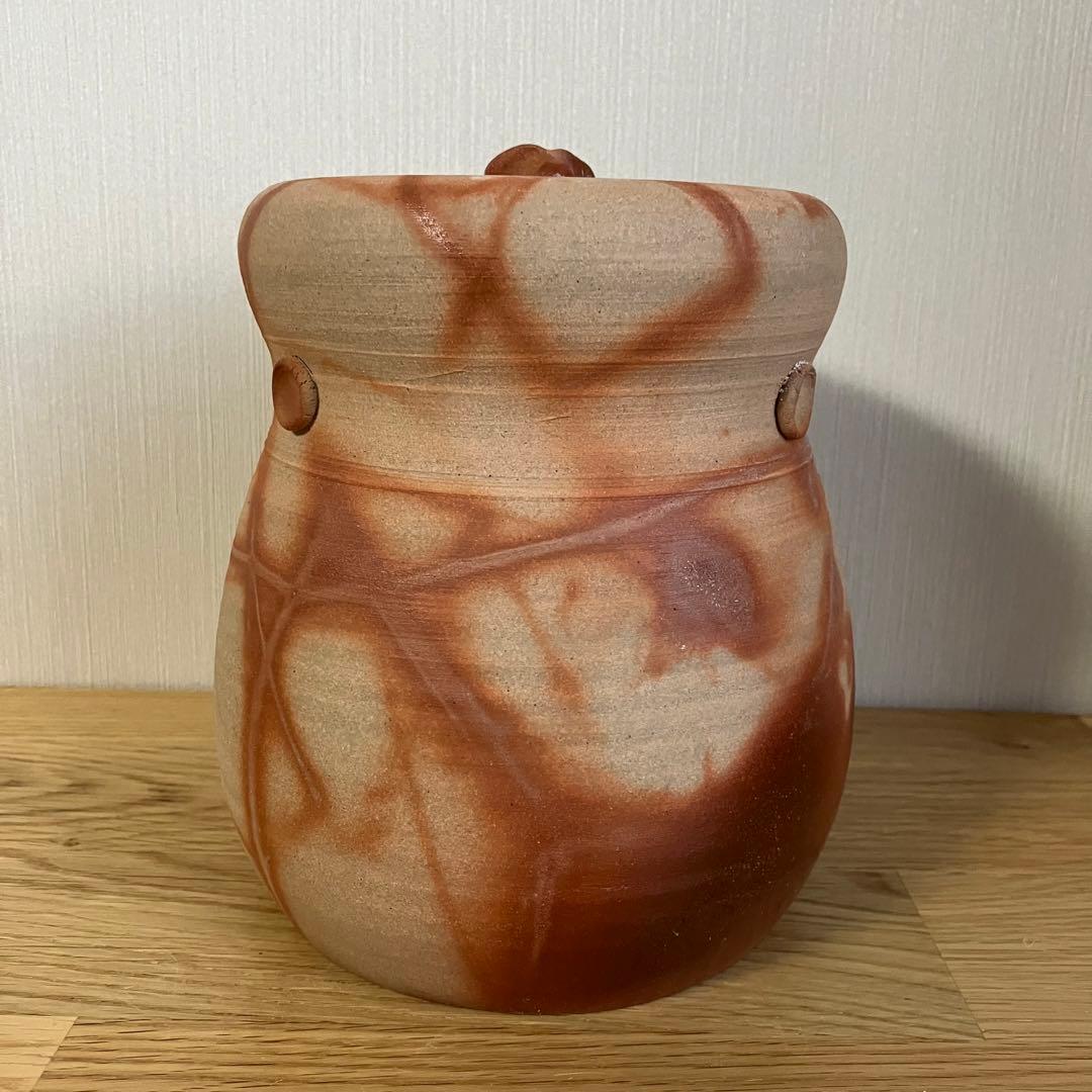 備前焼　緋襷　水差し　茶器