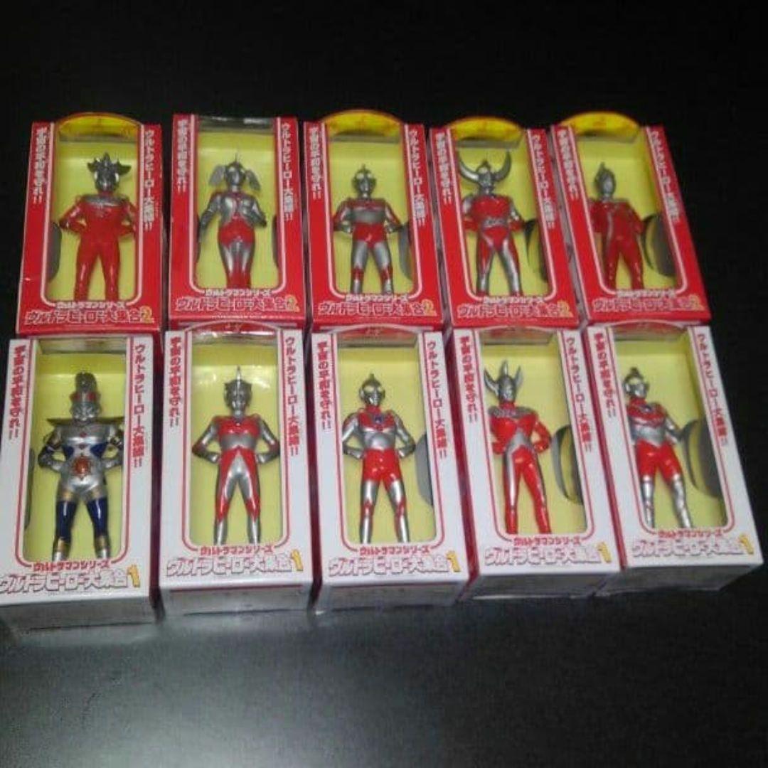 ウルトラヒーロー大集合1 ・2 フィギュア全10種フルセット