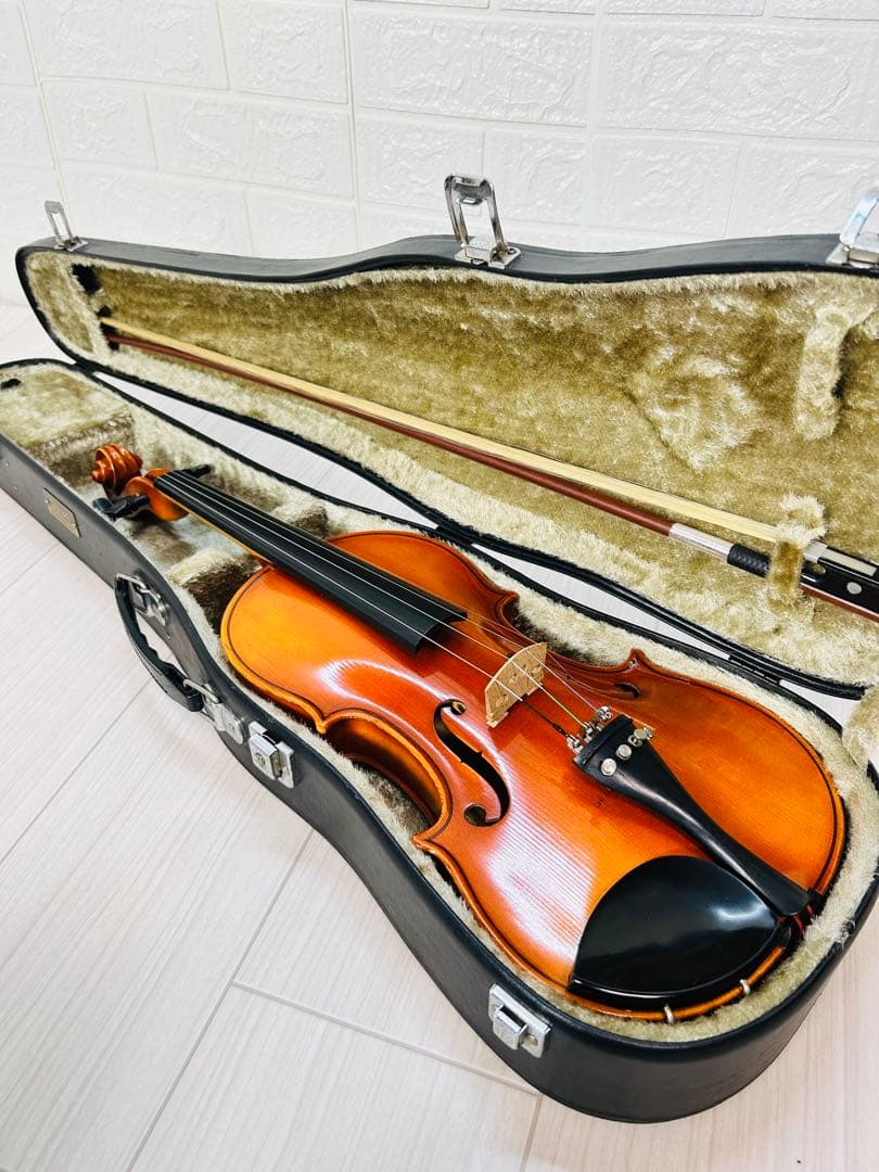 良品　スズキ　バイオリン　No.280　フルサイズ　4/4　1977年製　新品弓