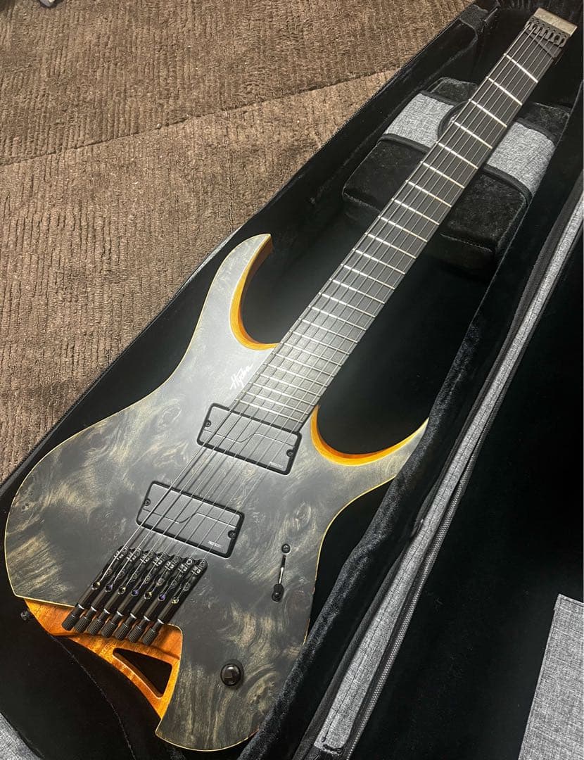 Mayones Hydra Elite 7 VF Trans Black 7弦