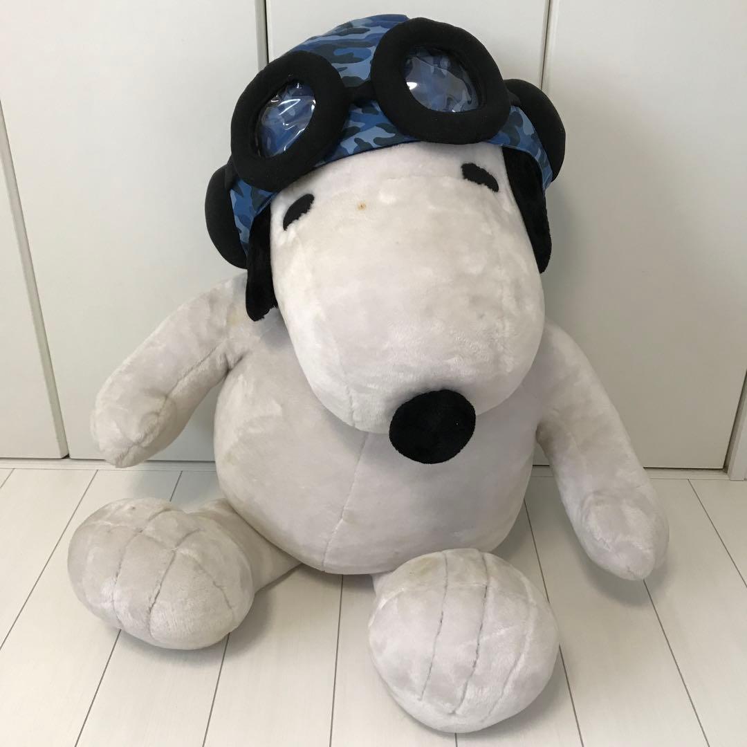 90'sビンテージ！SNOOPY フライングエース ぬいぐるみ 特大