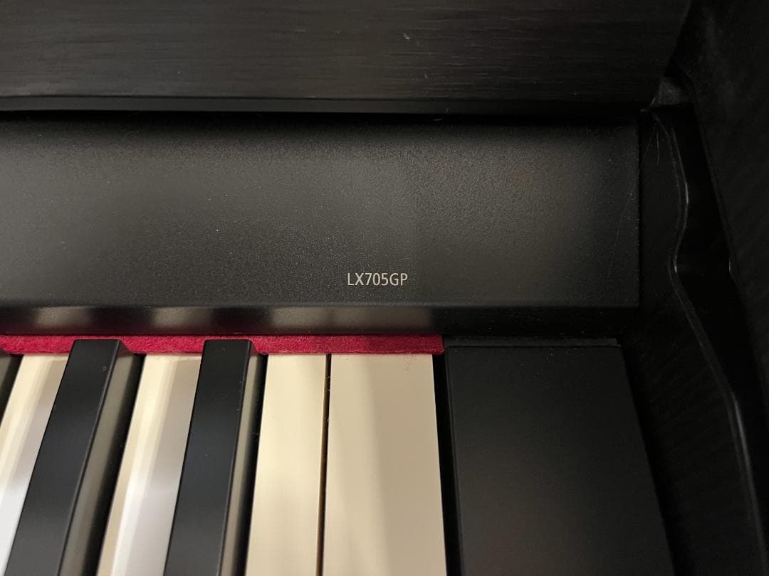 【中古美品】Roland 電子ピアノ LX705-GPKR 黒木目調 19年製