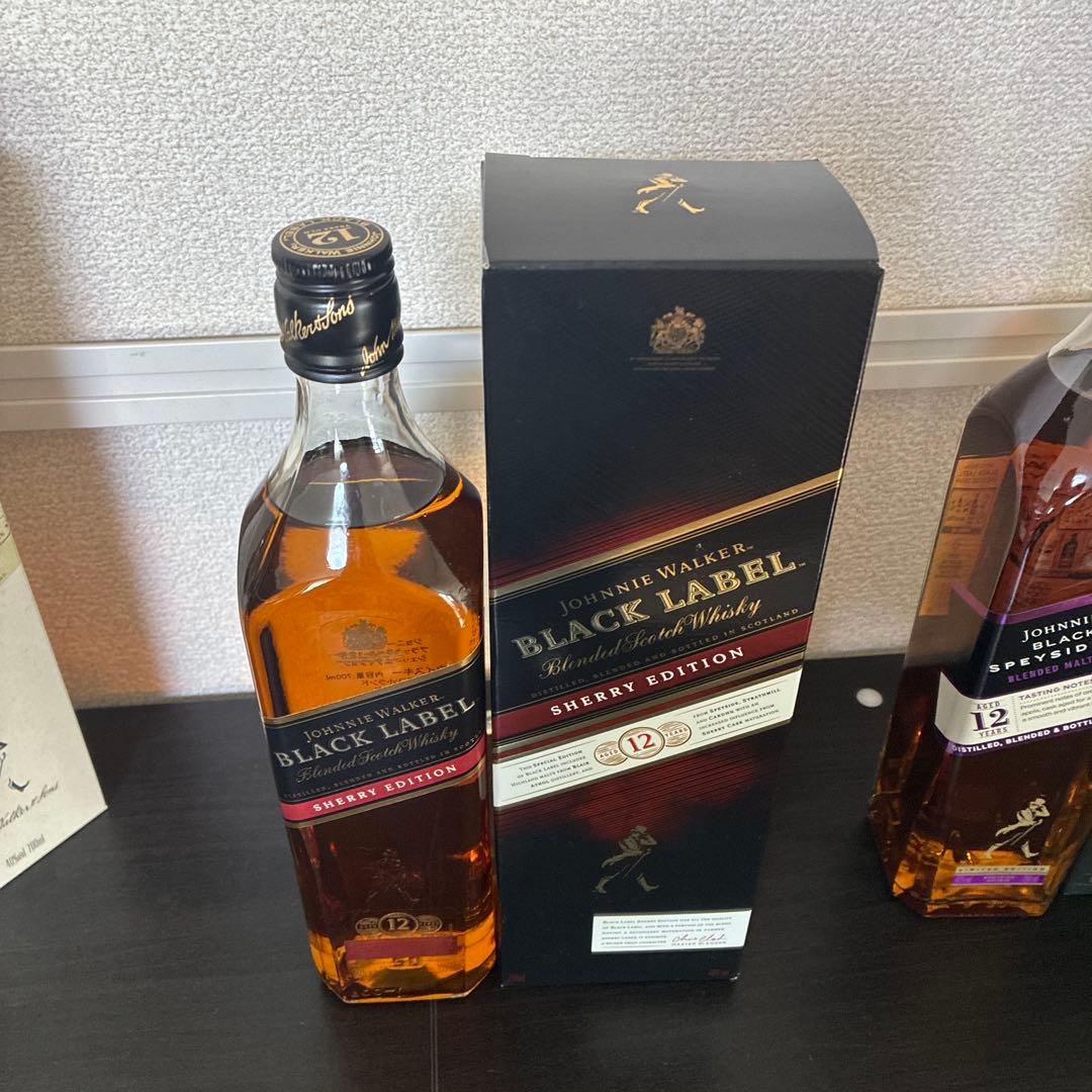 ジョニーウォーカー5本セット未開封