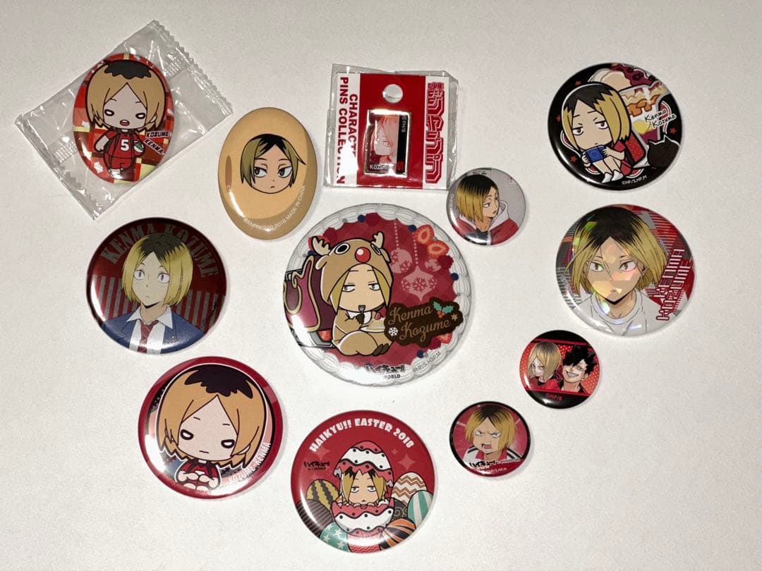 ハイキュー！！　孤爪研磨　缶バッジセット