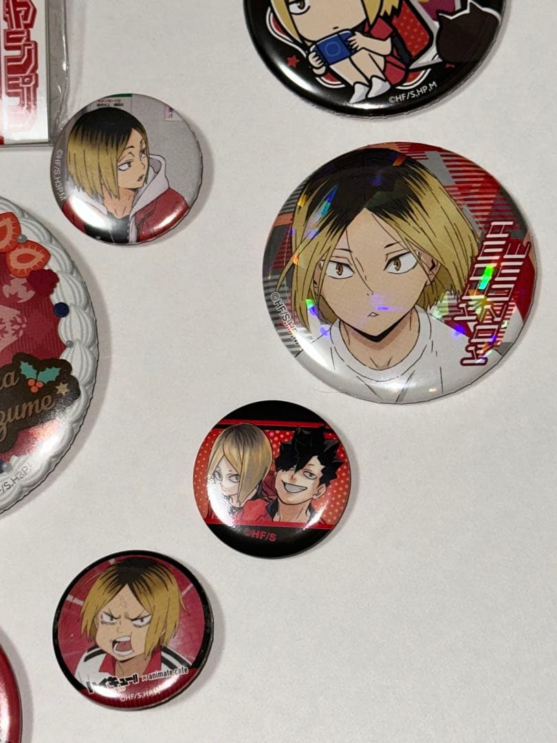 ハイキュー！！　孤爪研磨　缶バッジセット
