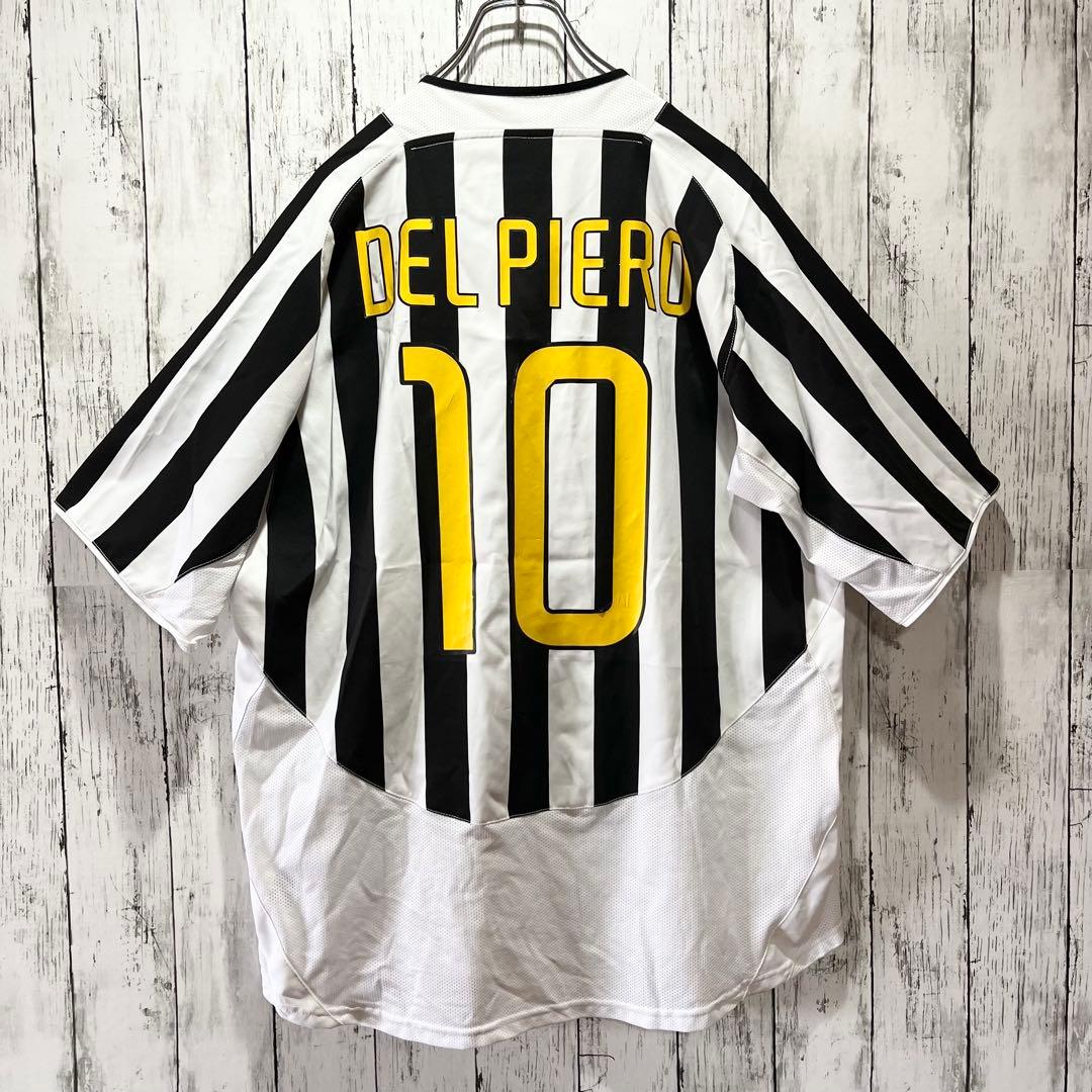 ユベントス　ナイキ　03/04 NO10 デルピエロ　ユニフォーム　半袖　XL
