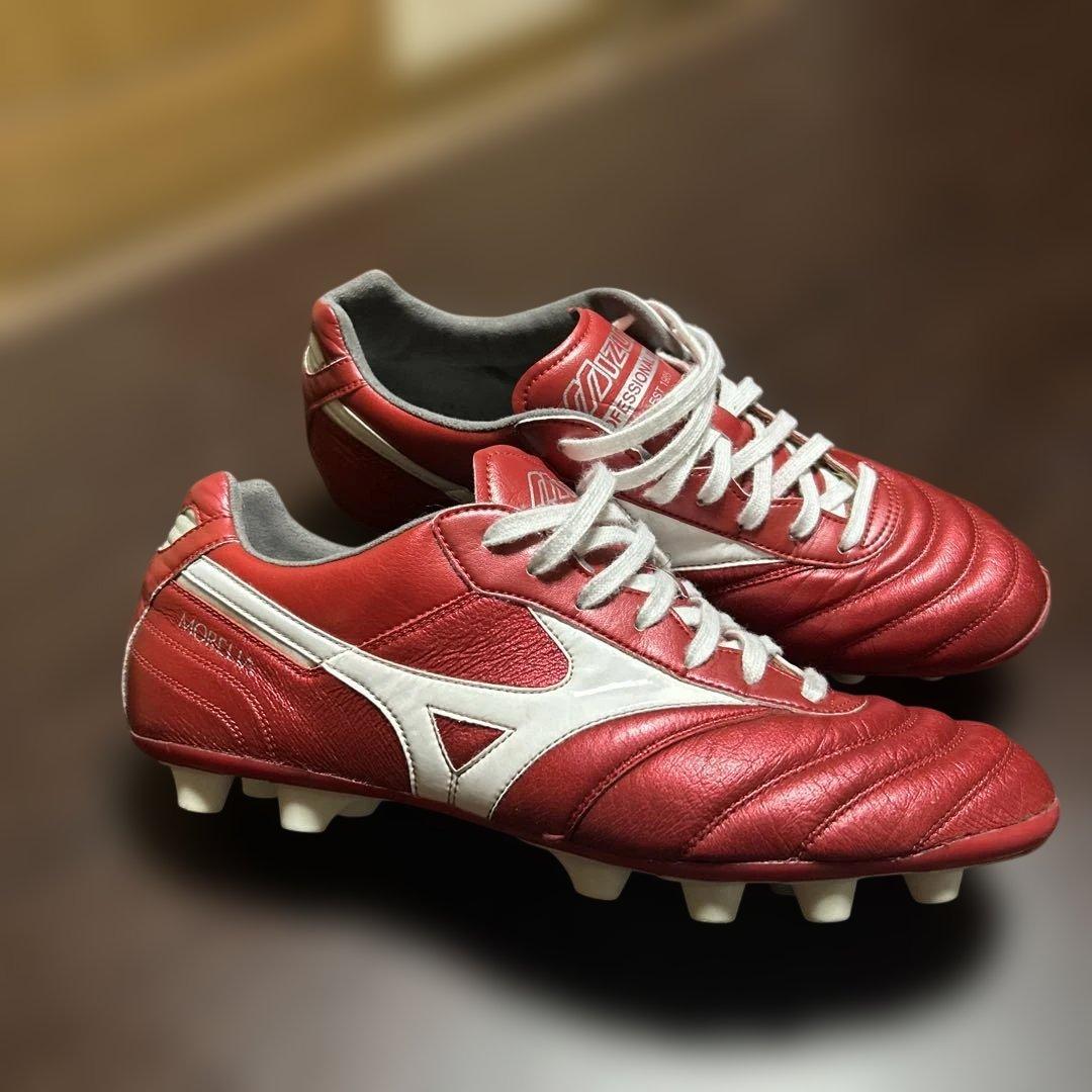 Mizuno Morelia レッド/ホワイト　モレリアエリート