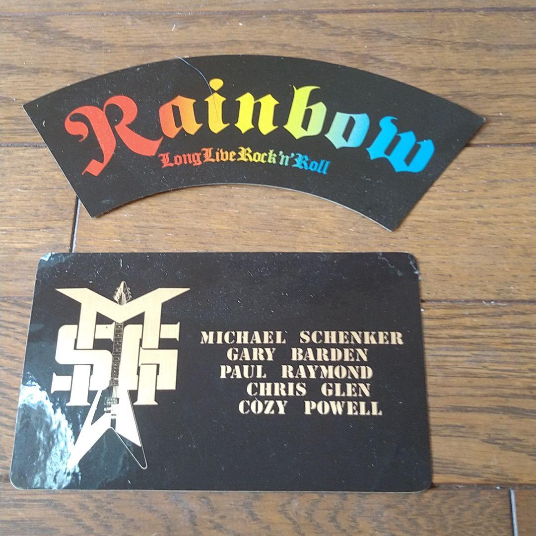 リッチー・ブラックモア レインボー、マイケル・シェンカー ステッカー