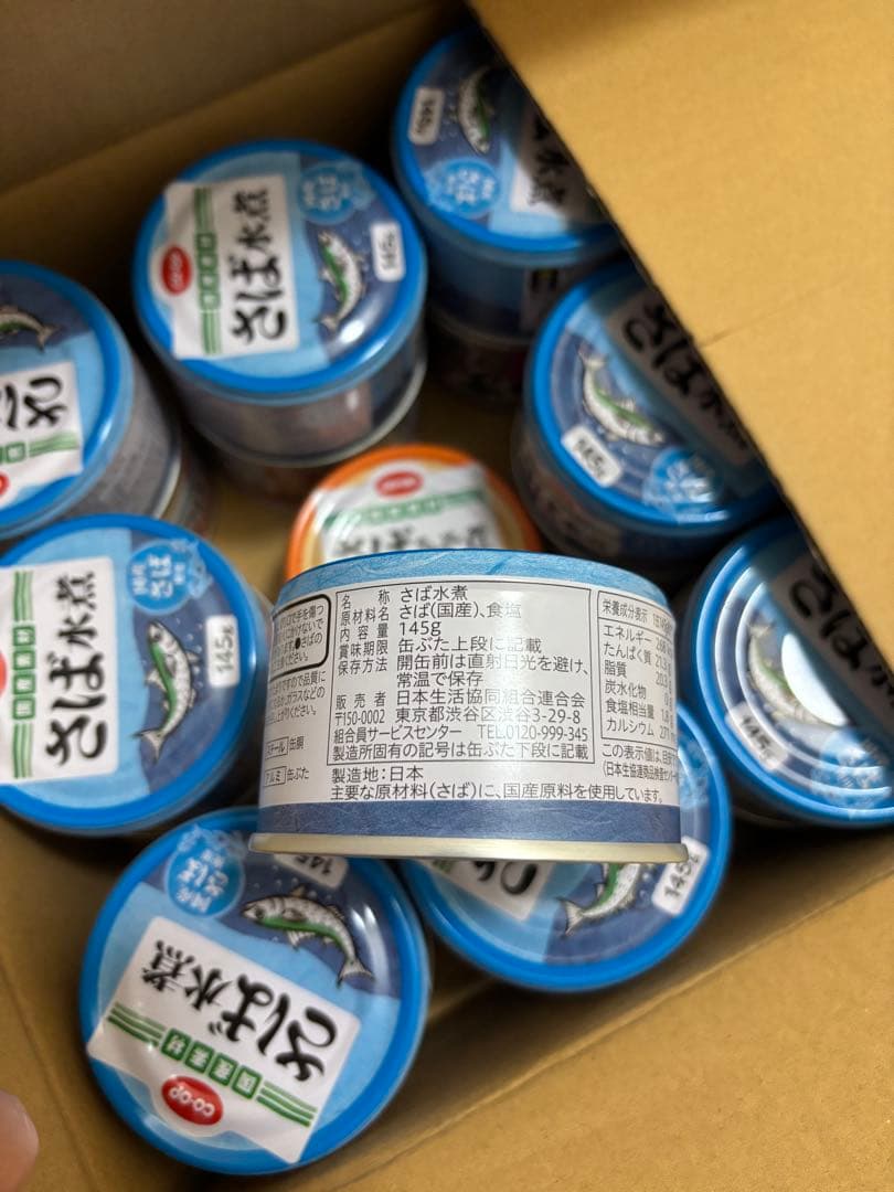 【超お得】さば　水煮缶　味噌煮缶　145g×48缶セット　サバ缶　缶詰