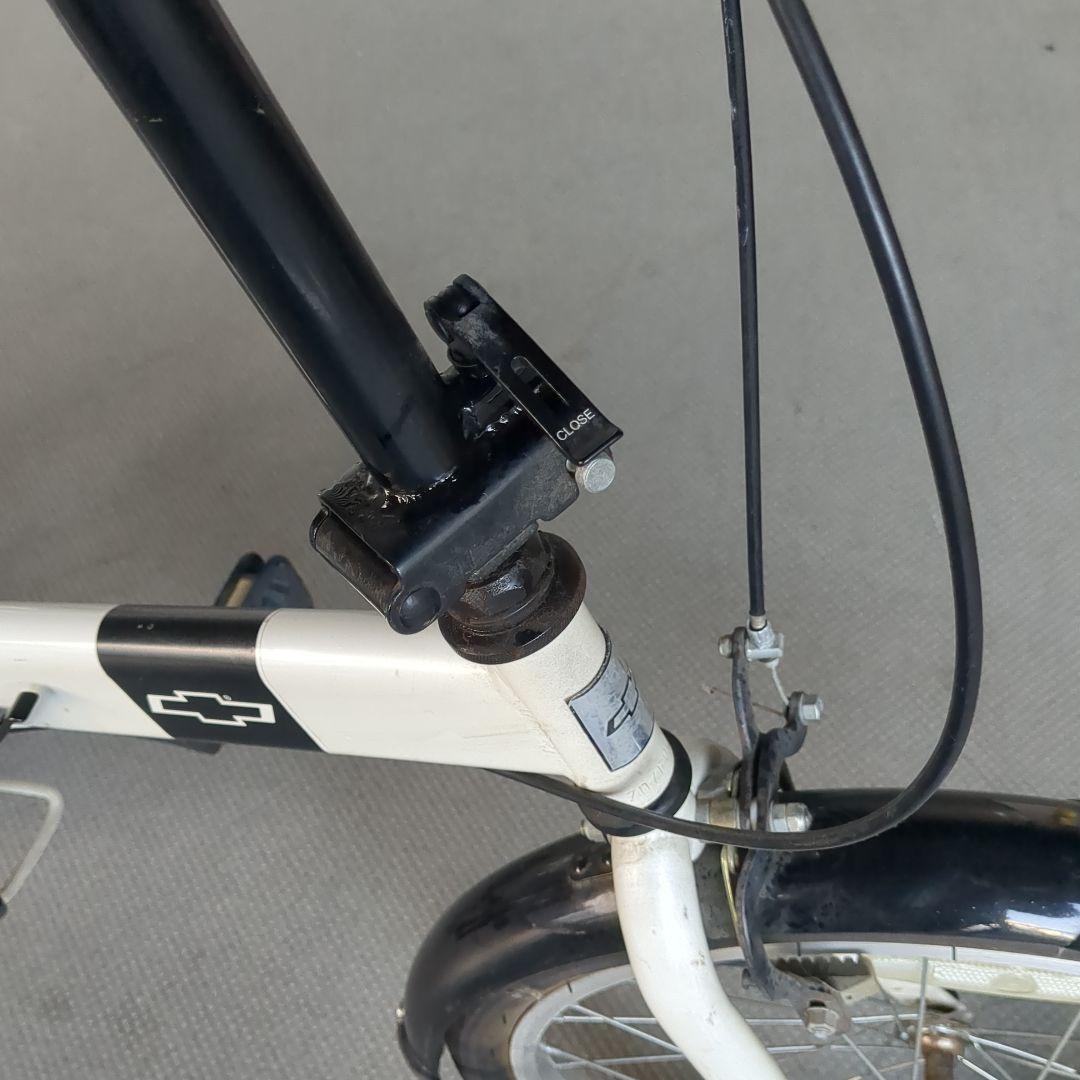 シボレー　折りたたみ自転車 ホワイト 20 インチ
