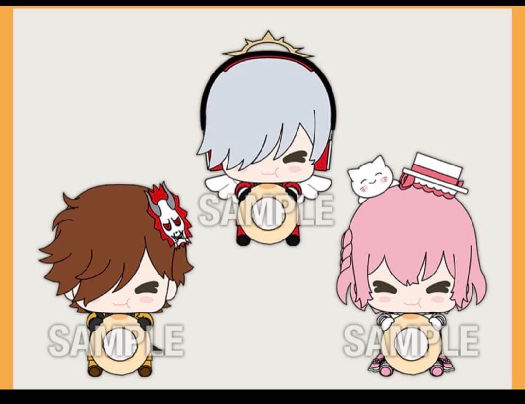 大妖怪　ローソン　もぐもぐマスコットフィギュア　3体セット