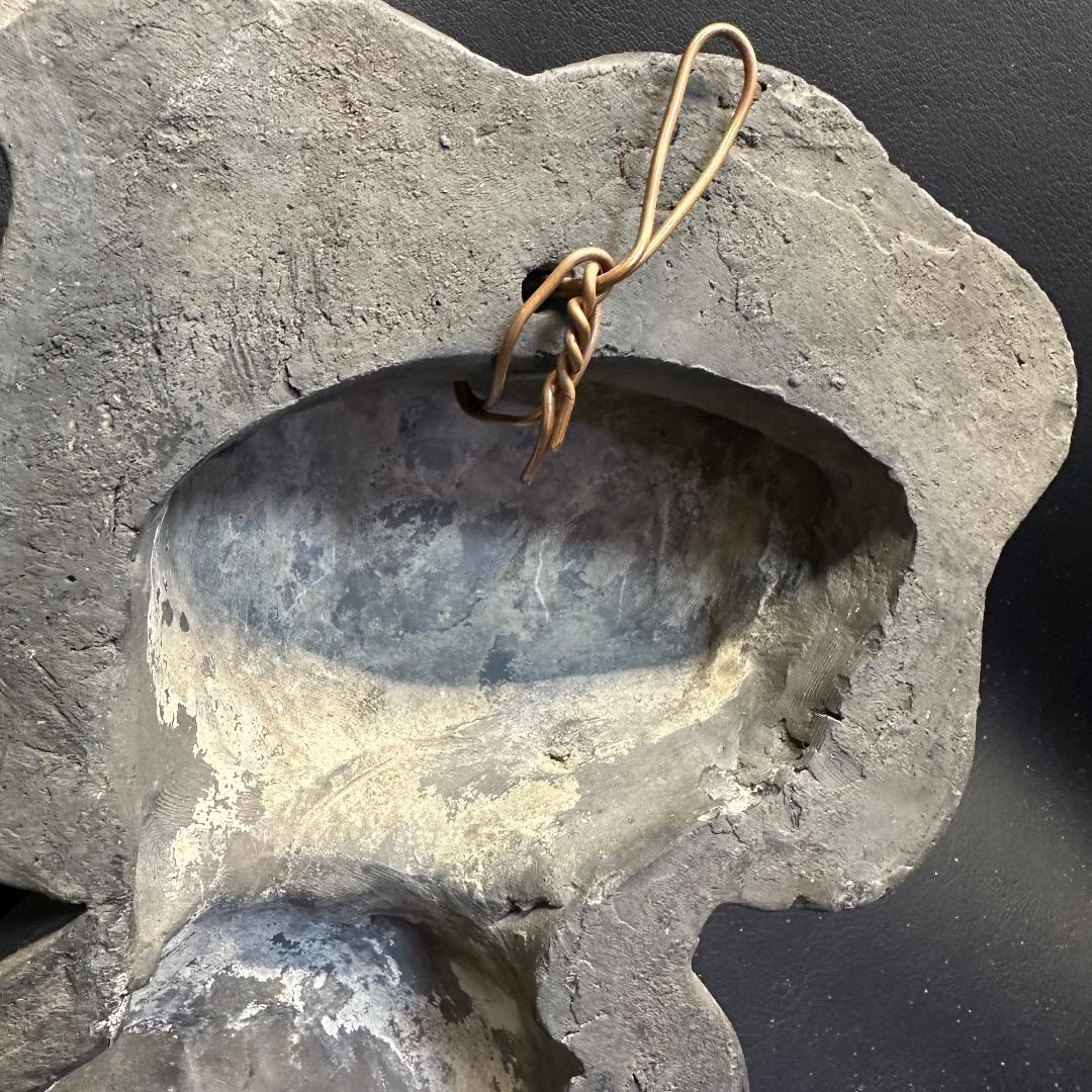 ♡Ec左1009 鍾馗 鐘馗 鬼瓦 厄除け 縁起物 土人形 アンティーク