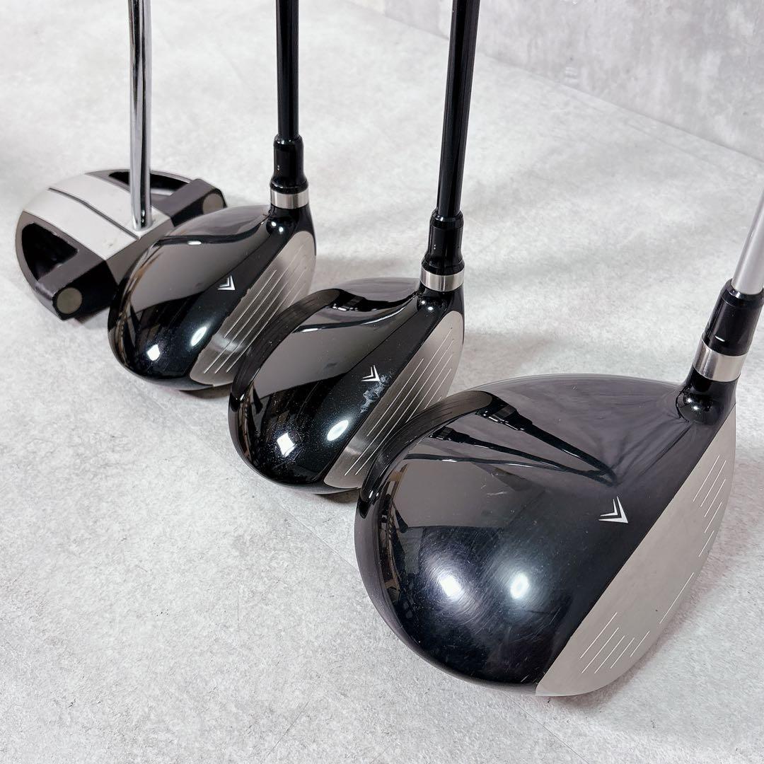 T157 ゴルフクラブ メンズ フルセット 12点 オークリー 初心者 青 紺