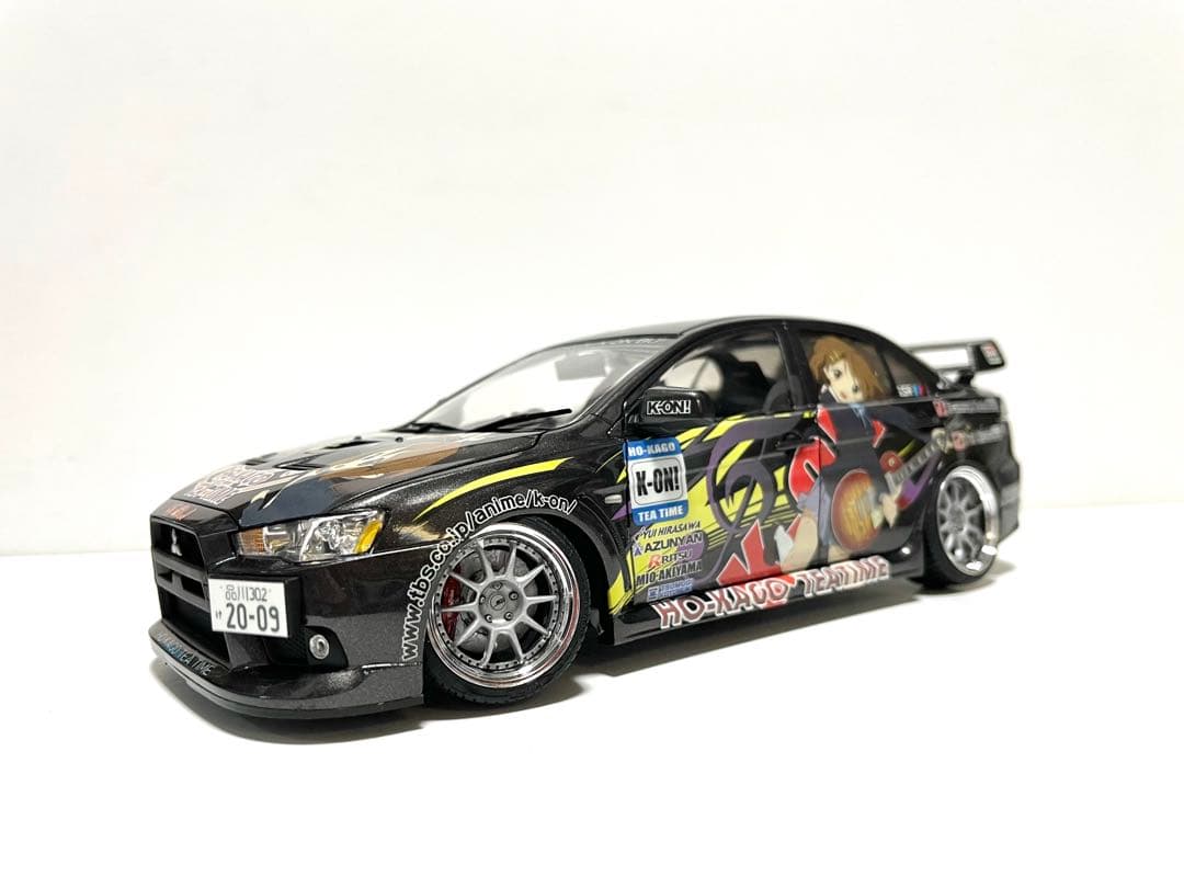 アオシマ1/24♠️けいおん！ランエボX痛車仕様♠️完成品