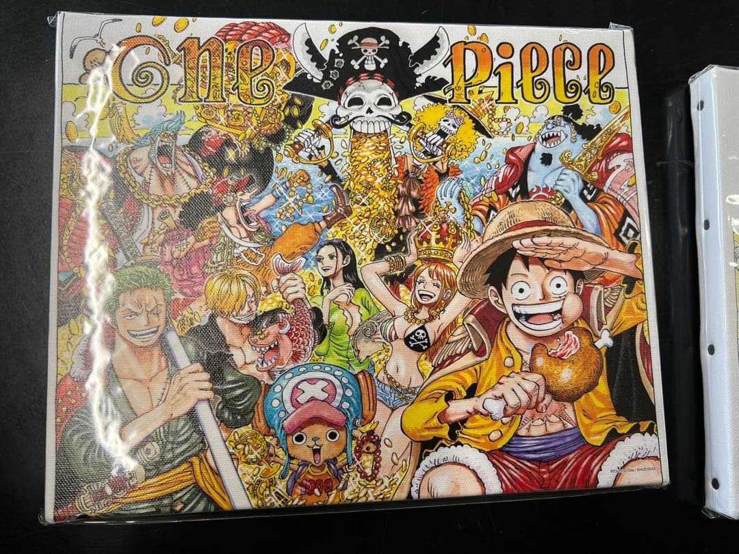 希少ワンピースキャンバスアート　100・1000話巻頭カラー　新品未開封