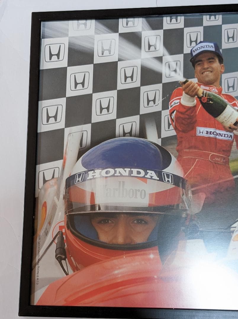 サイン ポスター ジェネ レーサー F3000 HONDA 無限