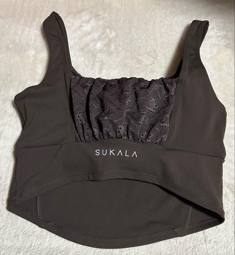 【SUKALA】フラワーレースブラトップ Mサイズ