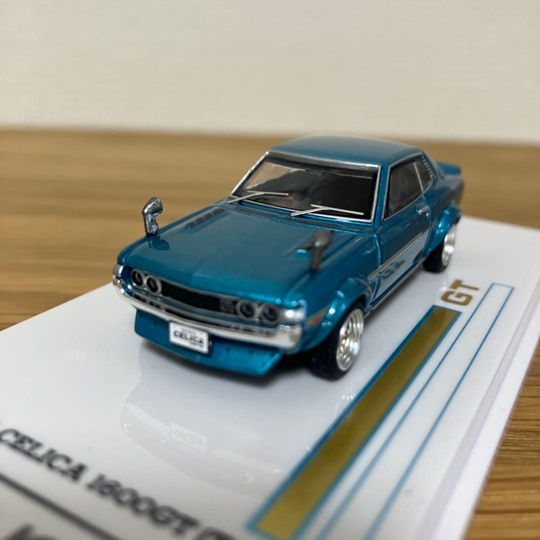 CELICA 1600GT メタリックブルー ミニカー 1/64 セリカ