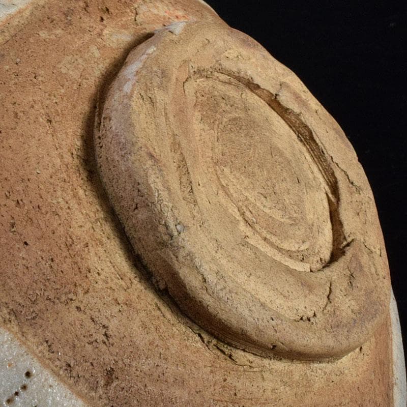 桃山時代　志野茶碗　美濃焼　元屋敷窯　陶祖十二代　加藤景秋極め箱　V　R8568