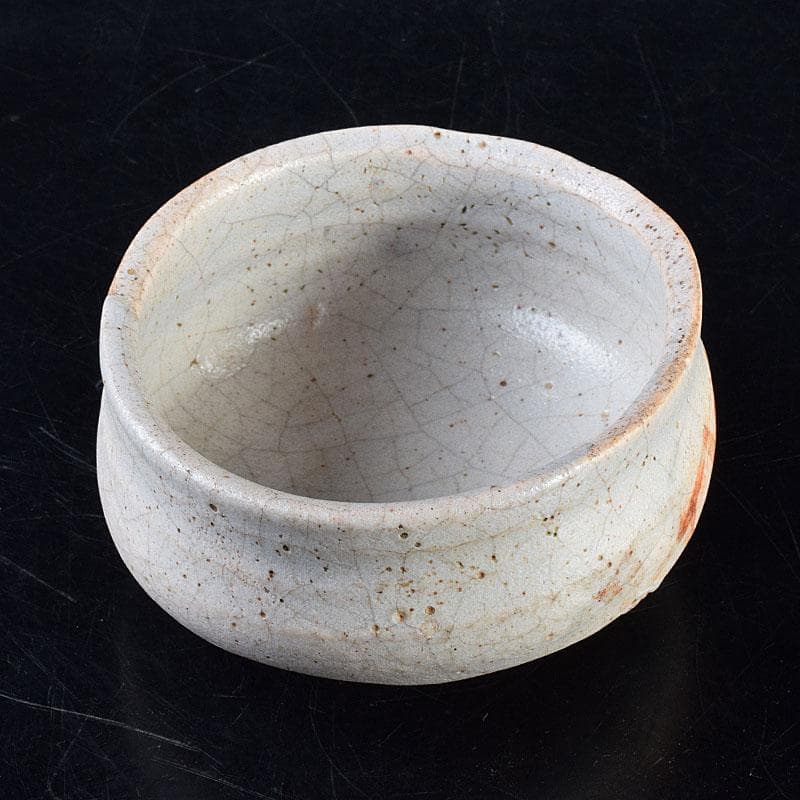 桃山時代　志野茶碗　美濃焼　元屋敷窯　陶祖十二代　加藤景秋極め箱　V　R8568