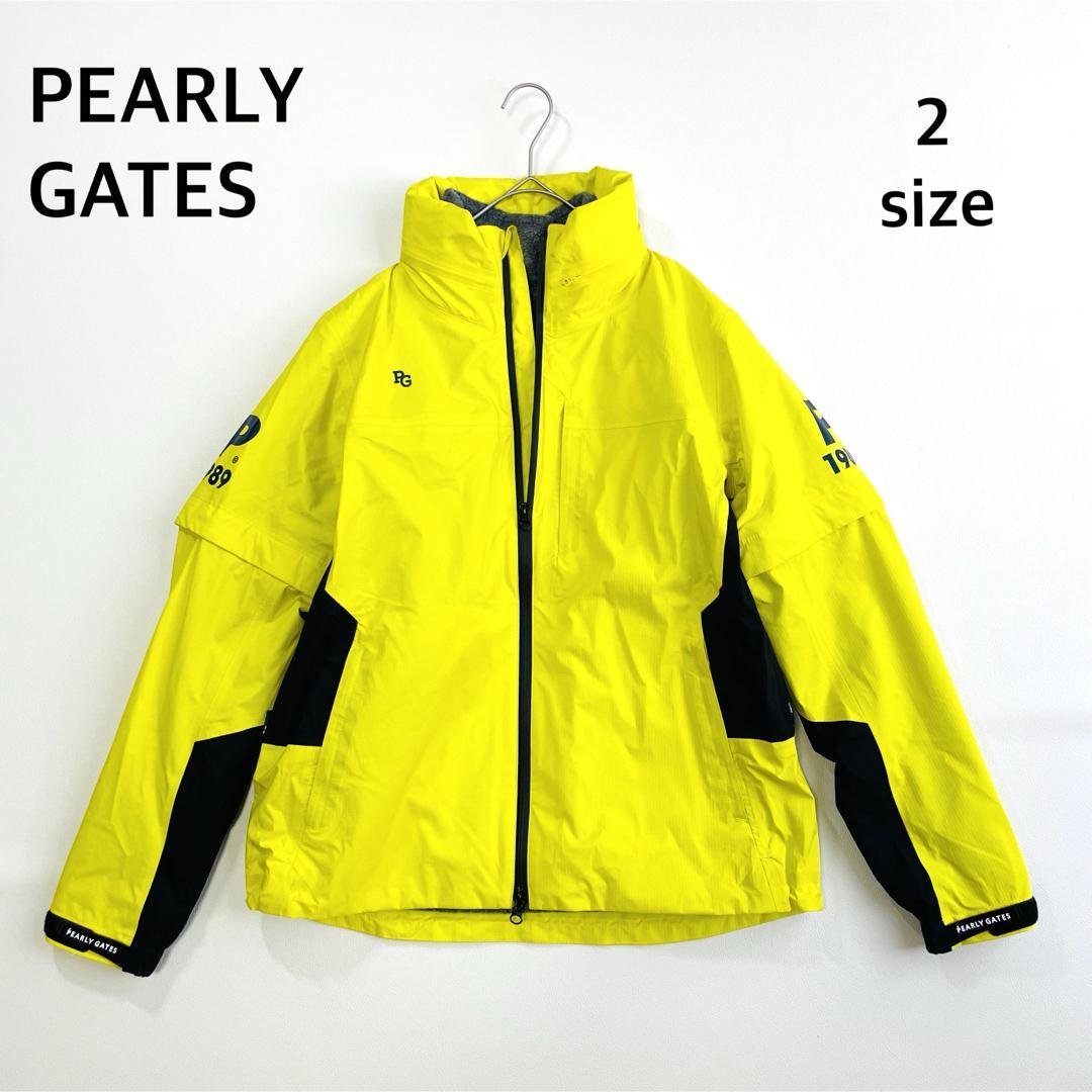 6556【美品】パーリーゲイツ　レインジャケット　フリース　2枚セット 袖脱着可