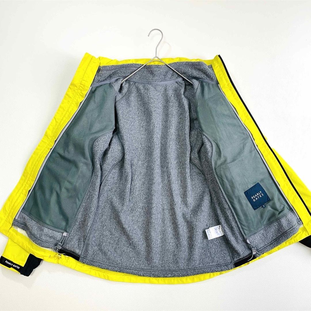 6556【美品】パーリーゲイツ　レインジャケット　フリース　2枚セット 袖脱着可